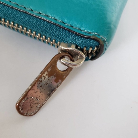 Marc By Marc Jacobs Blue Zip Around Wallet Large Continental Heavy Duty Quality - Picture 11 of 11